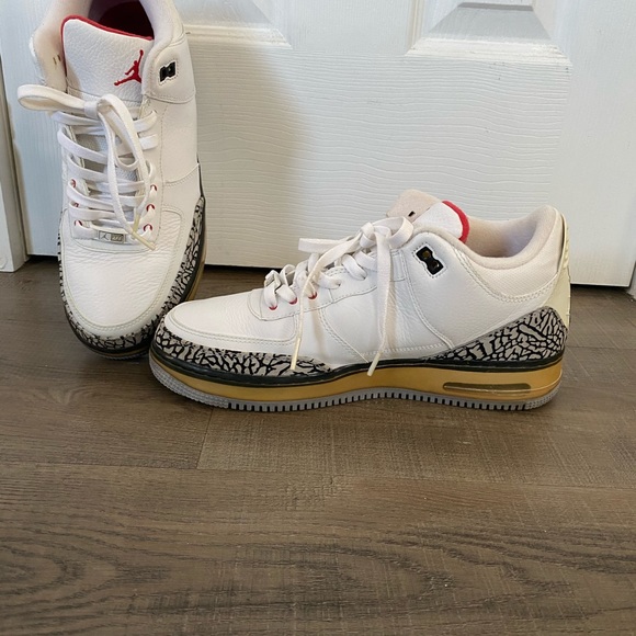 Jordan AF1 Fusion 3 white cement -SOLD- - Picture 5 of 16